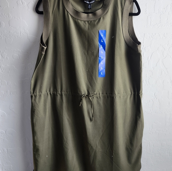 Hilary Radley Olive Green Dress (large) - Picture 3 of 3